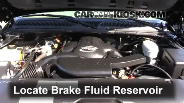 2003 GMC Sierra Denali 6.0L V8 Brake Fluid Check Fluid Level